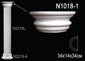Капитель из полиуретана Perfect (N 1018-1)